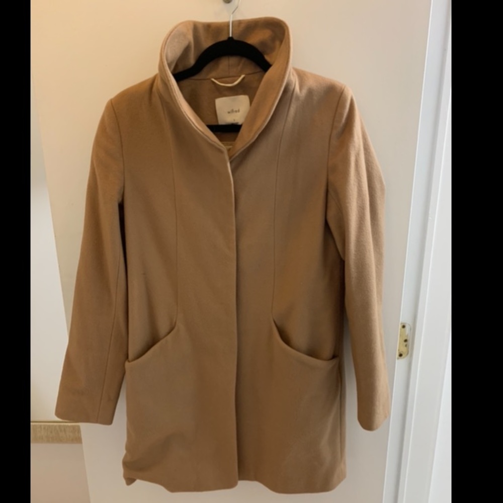 Aritzia Wilfred Camel Coat (Size Small)